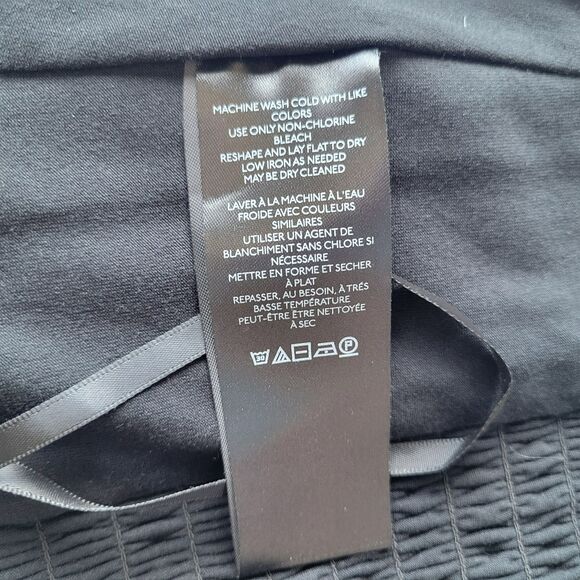 ANTHROPOLOGIE MAEVE NWT Black Notched Corset Top Size M No Slip Structured - Picture 5 of 9